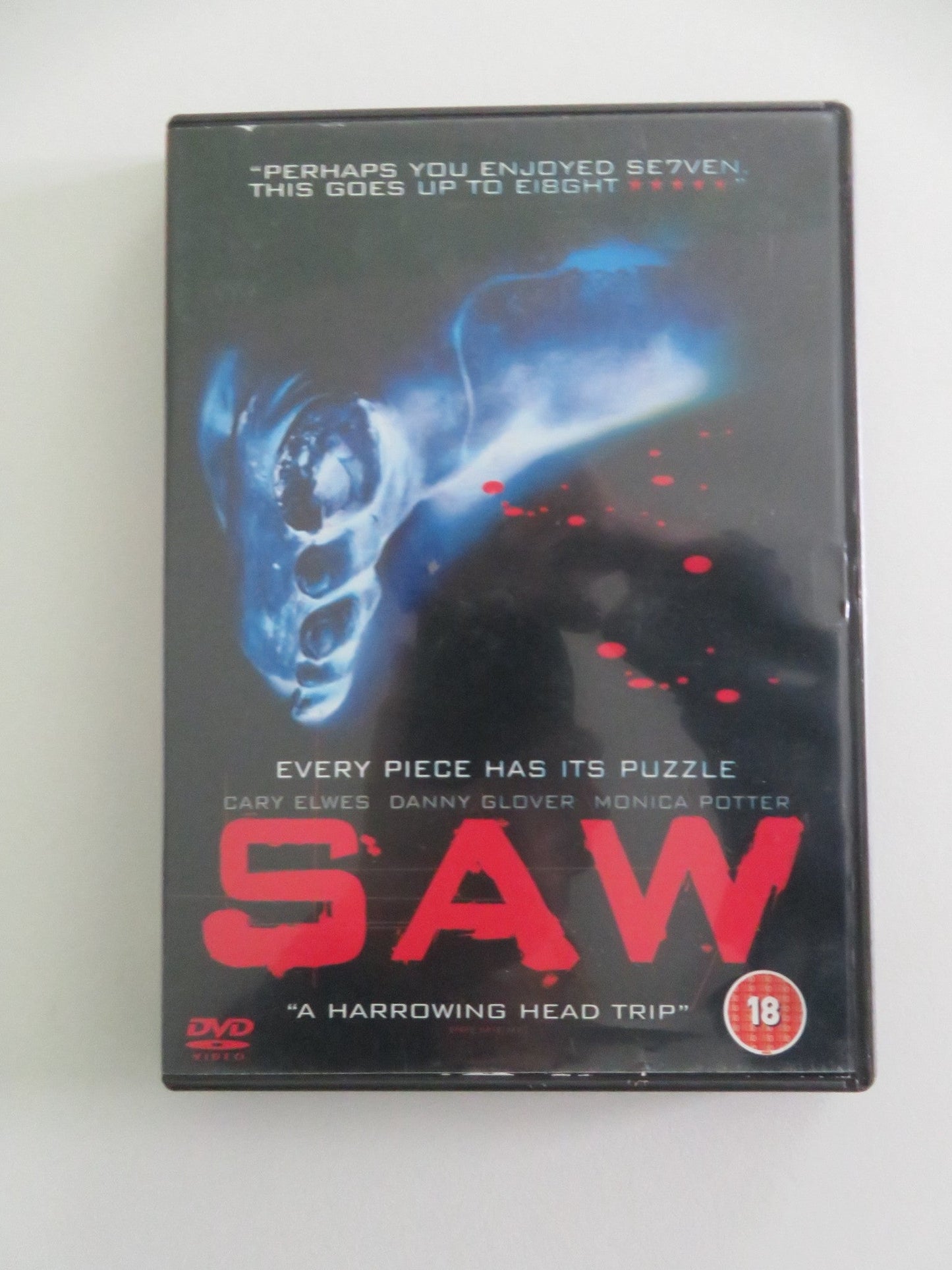 SAW (DVD) CARY ELWES DANNY GLOVER 2004 REGION 2 Movie posters