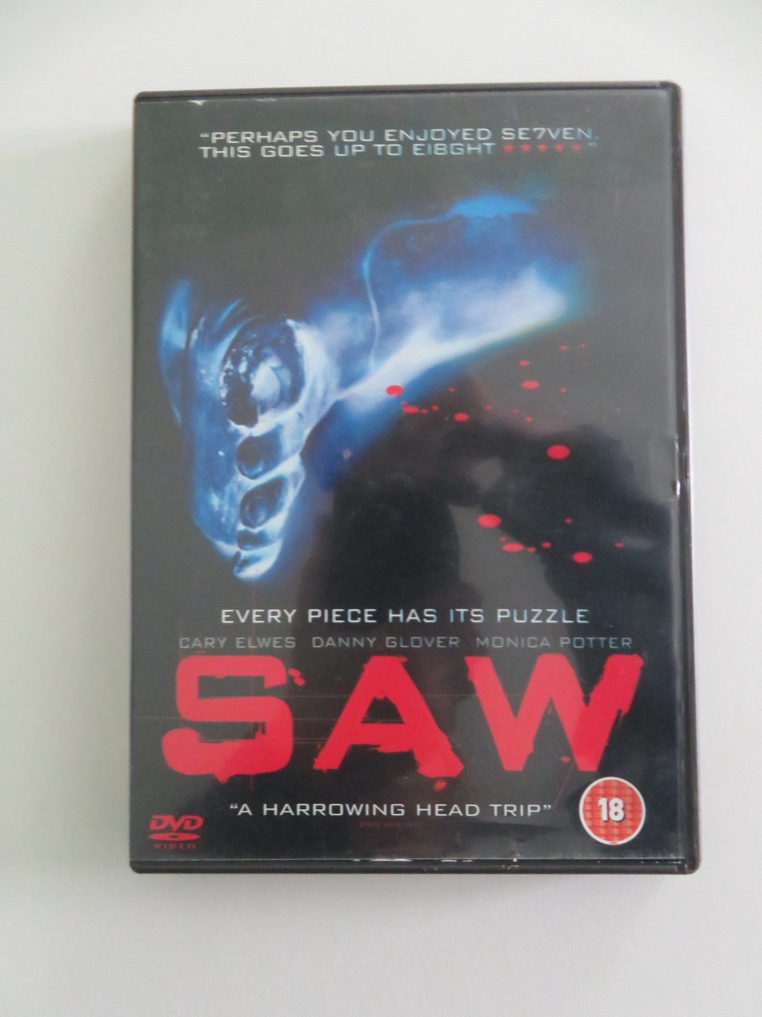 SAW (DVD) CARY ELWES DANNY GLOVER 2004 REGION 2 Movie posters
