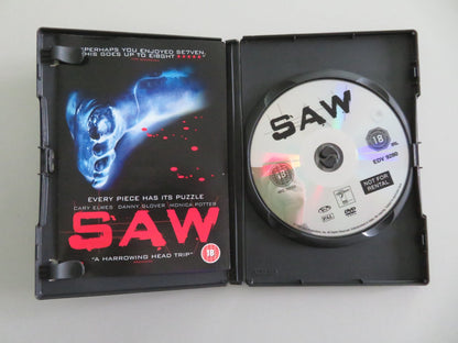 SAW (DVD) CARY ELWES DANNY GLOVER 2004 REGION 2 Movie posters