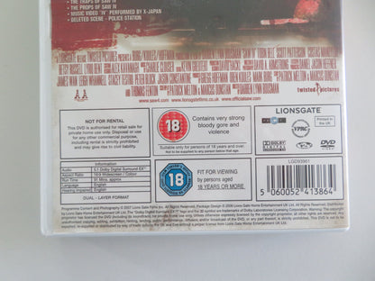 Saw IV Extreme Edition - B (DVD) Tobin Bell Costas Mandylor 2007 Region 2 Movie posters