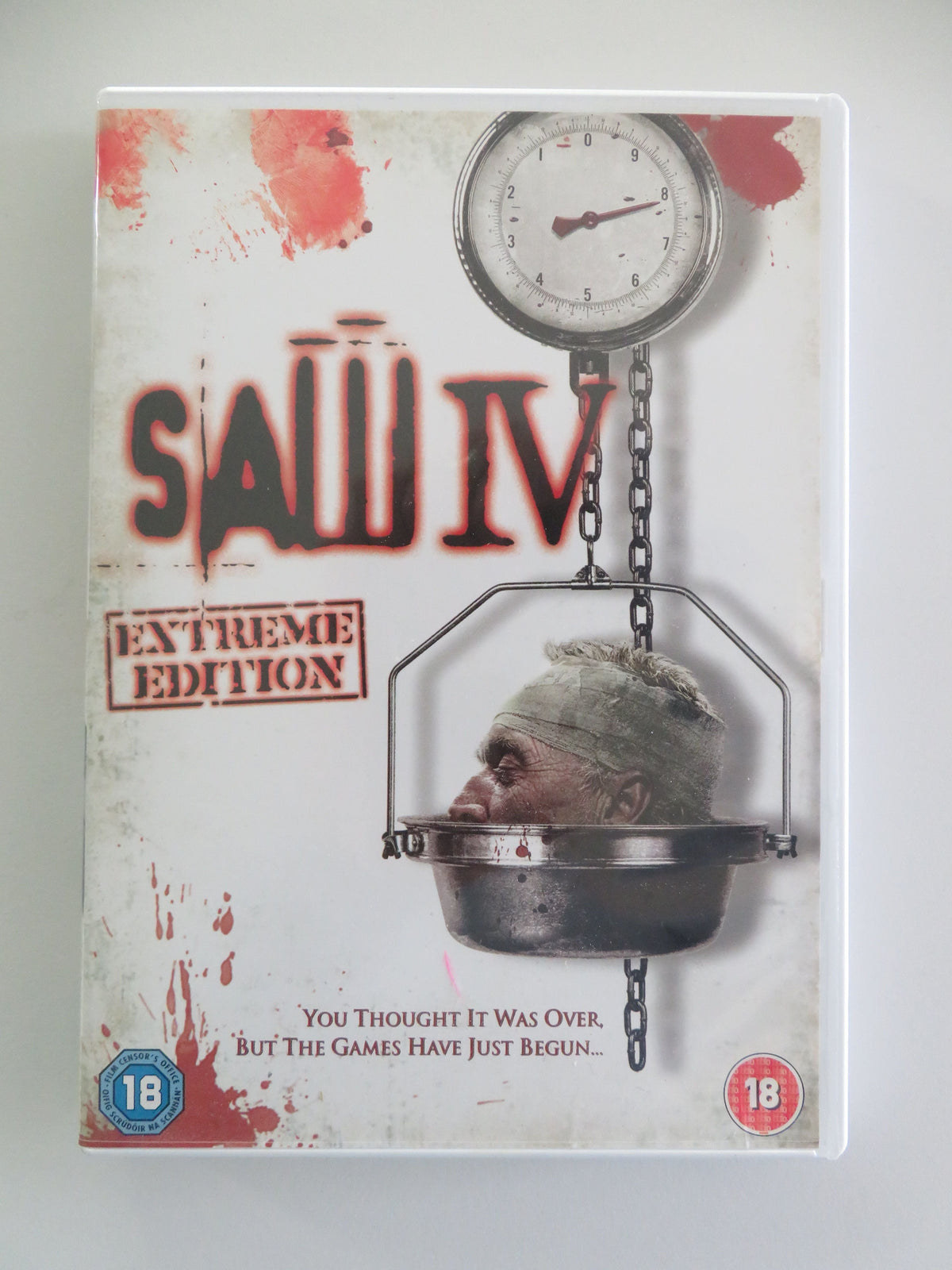 Saw IV Extreme Edition - B (DVD) Tobin Bell Costas Mandylor 2007 Region 2 Movie posters