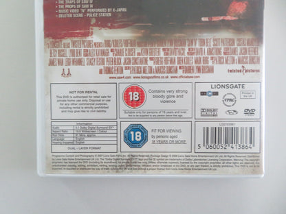 Saw IV Extreme Edition (DVD) Tobin Bell Costas Mandylor 2007 Region 2 Movie posters