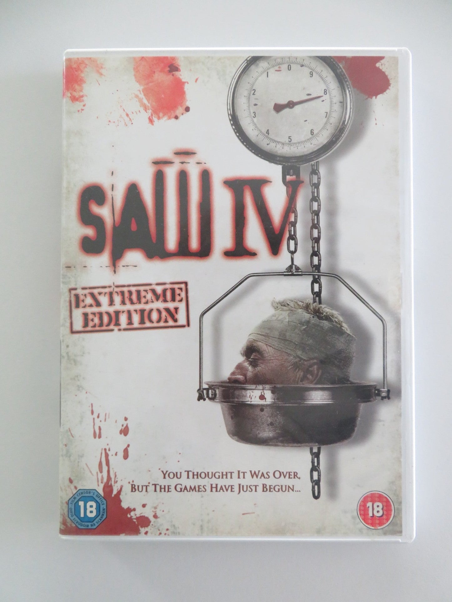 Saw IV Extreme Edition (DVD) Tobin Bell Costas Mandylor 2007 Region 2 Movie posters