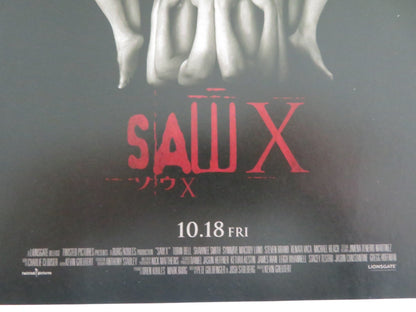 SAW X JAPANESE CHIRASHI (B5) POSTER TOBIN BELL SHAWNEE SMITH 2023 Movie posters