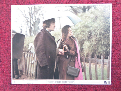 SAY HELLO TO YESTERDAY - 4 LOBBY CARD JEAN SIMMONS LEONARD WHITING 1970 Rendezvous Cinema Movie posters