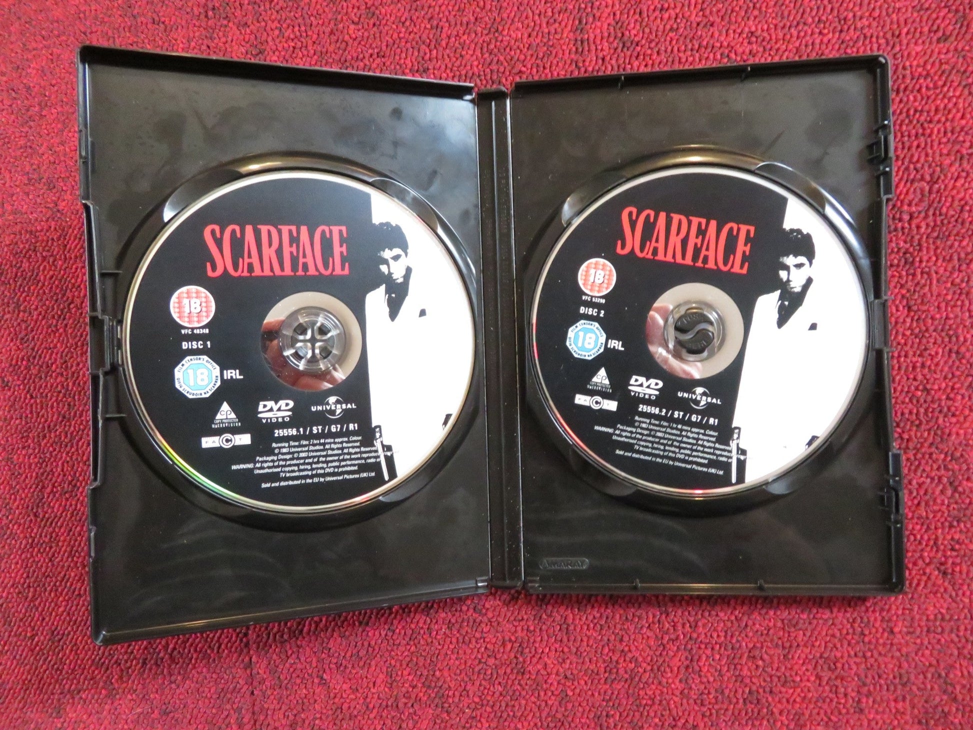 SCARFACE - 2 DISC SPECIAL EDITION (DVD) MICHELLE PFEIFFER AL PACINO 1983 REGION 2 Rendezvous Cinema Movie posters