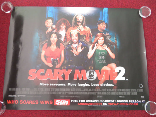 Scary Movie 2 UK Quad Rolled Poster Anna Faris Marlon Wayans Antony Acker 2001 Movie posters