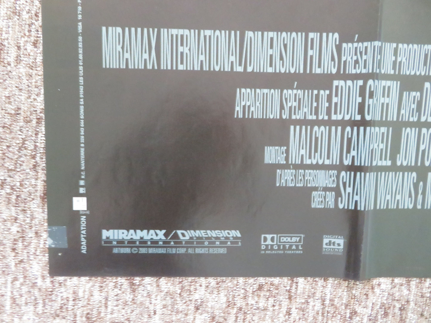 Scary Movie 3 French Grande Poster Pamela Anderson Charlie Sheen 2003 Movie posters