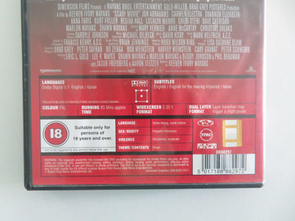 SCARY MOVIE (DVD) CARMEN ELECTRA ANNA FARIS 2000 REGION 2 Movie posters