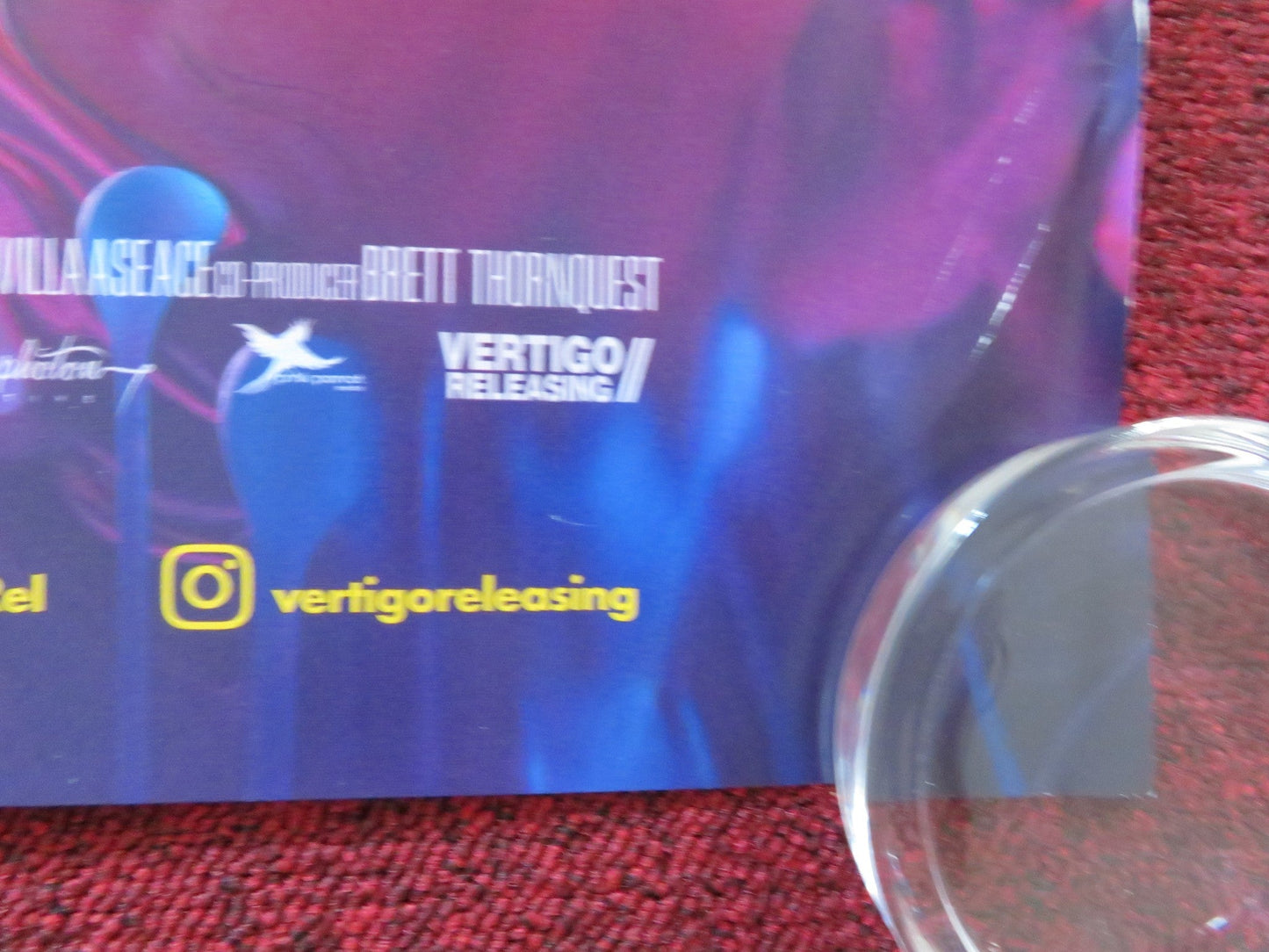 SCARYGIRL UK QUAD ROLLED POSTER SAM NEILL TIM MINCHIN 2023 Rendezvous Cinema Movie posters