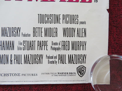 SCENES FROM A MALL UK QUAD ROLLED POSTER BETTE MIDLER WOODY ALLEN 1991 Rendezvous Cinema Movie posters