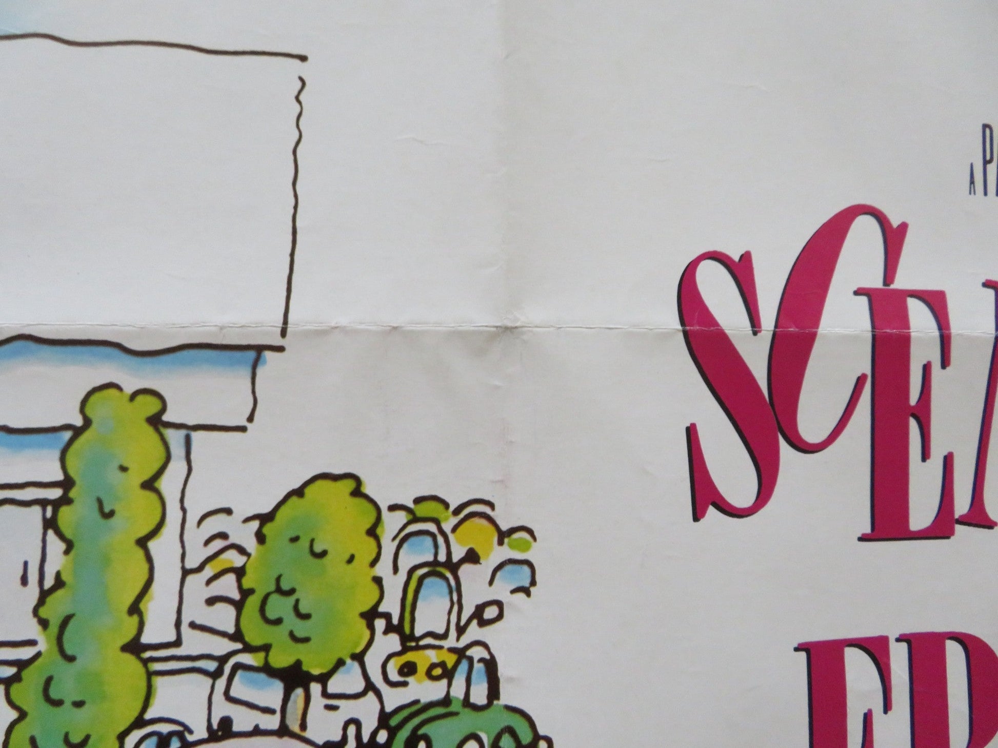 SCENES FROM A MALL UK QUAD ROLLED POSTER BETTE MIDLER WOODY ALLEN 1991 Rendezvous Cinema Movie posters