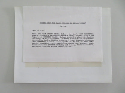 SCENES FROM THE CLASS STRUGGLE IN BEVERLY HILLS MOVIE STILL PHOTO 1989 Movie posters