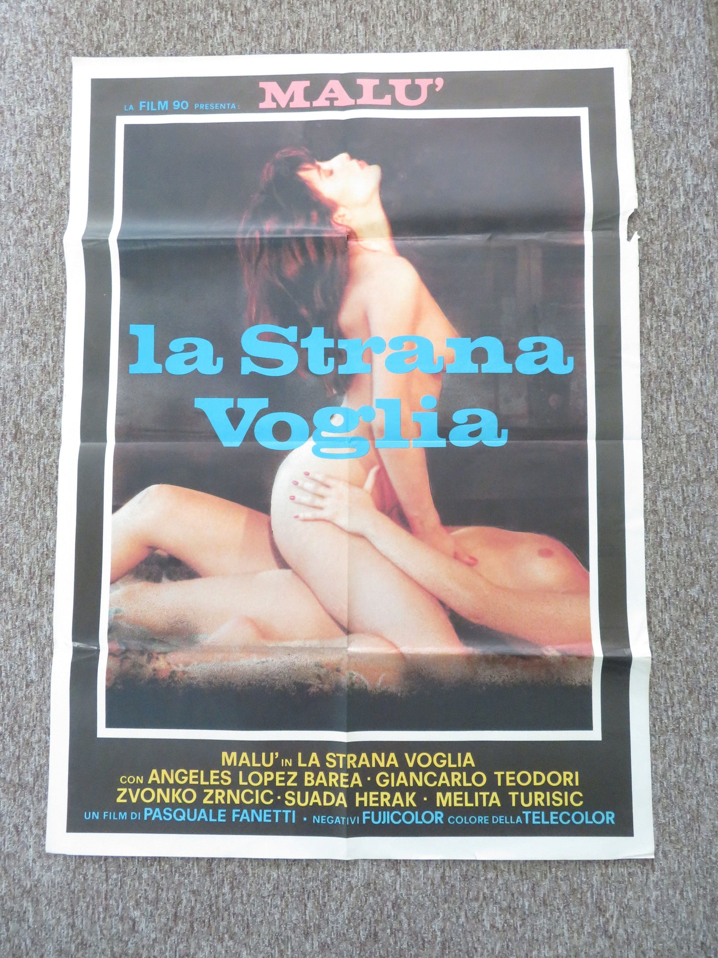Scent of Passion Italian 2 Foglio Poster Malu Angeles Lopez Barea 1991 Movie posters