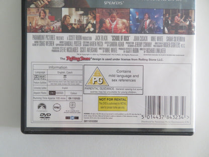 SCHOOL OF ROCK (DVD) JACK BLACK JOAN CUSACK 2003 REGION 2 Movie posters