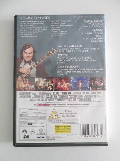 SCHOOL OF ROCK (DVD) JACK BLACK JOAN CUSACK 2003 REGION 2 Movie posters