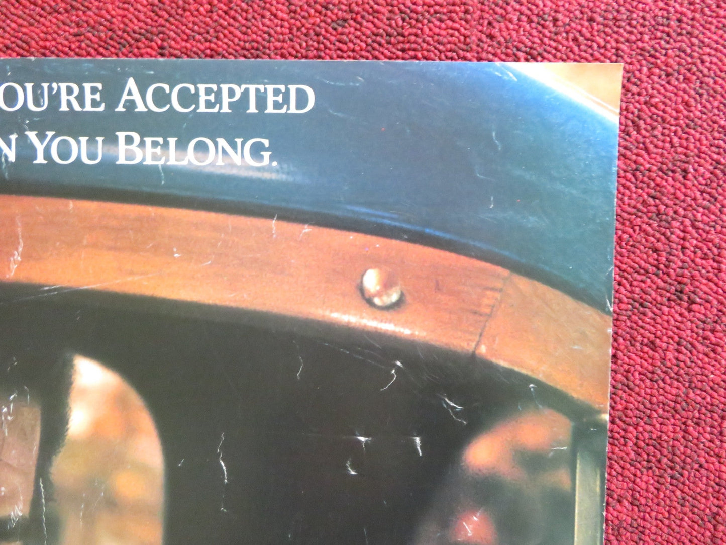 SCHOOL TIES VHS VIDEO POSTER BRENDAN FRASER MATT DAMON 1992 Rendezvous Cinema Movie posters