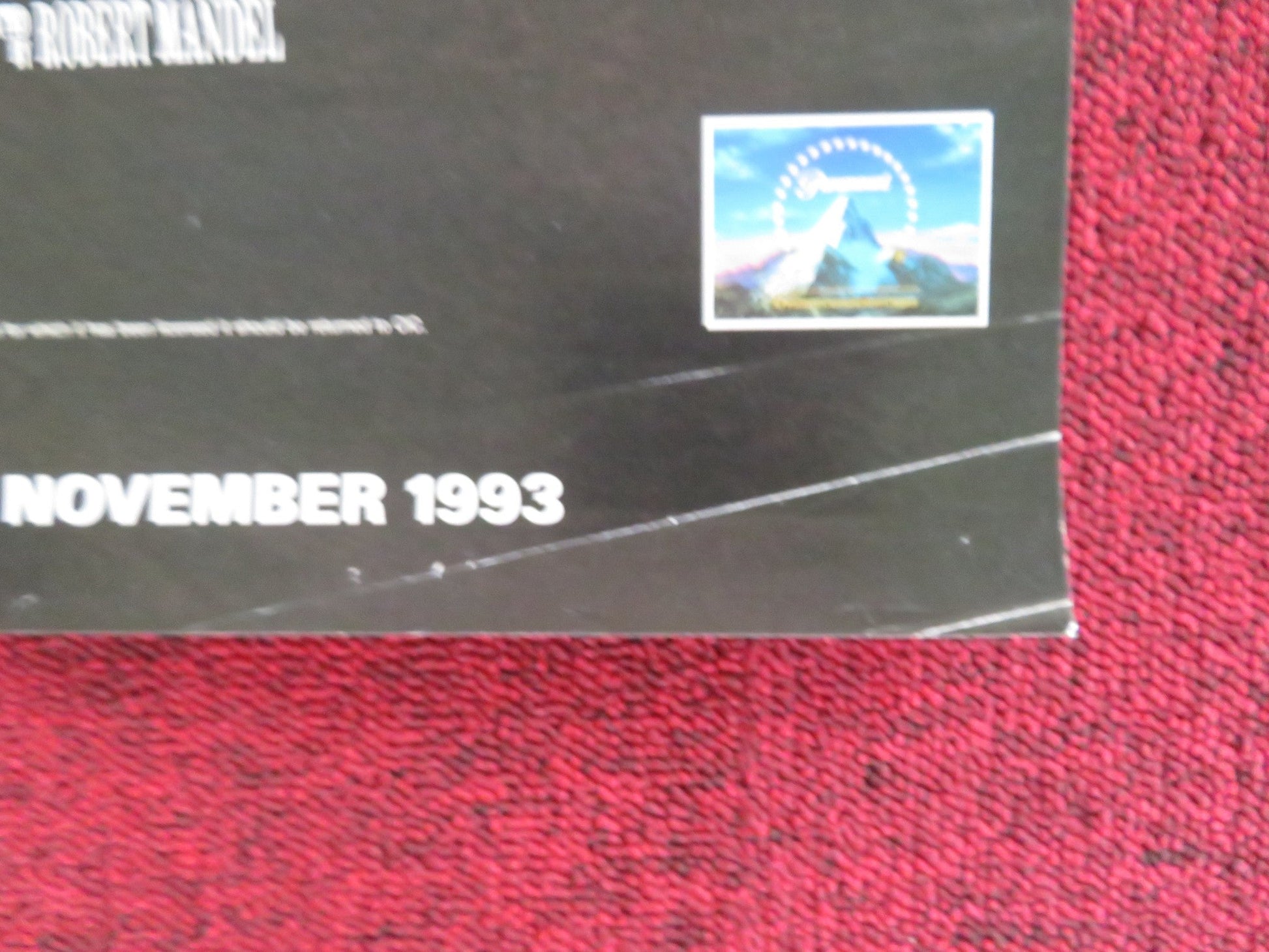 SCHOOL TIES VHS VIDEO POSTER BRENDAN FRASER MATT DAMON 1992 Rendezvous Cinema Movie posters