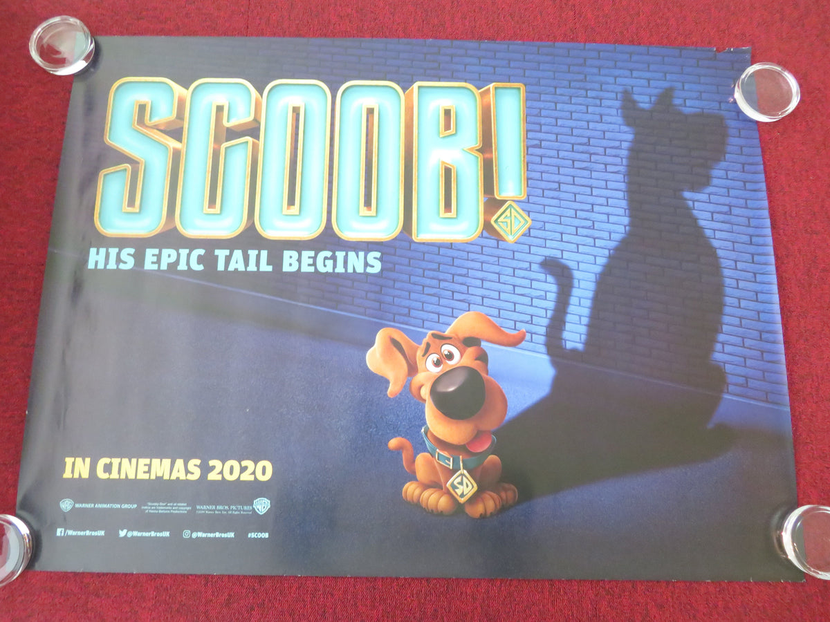 Scoob! UK Quad Rolled Poster Mark Wahlberg Jason Isaacs 2020 Movie posters
