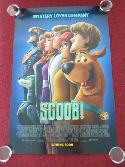 SCOOB! US ONE SHEET ROLLED POSTER WILL FORTE MARK WAHLBERG 2020 Movie posters