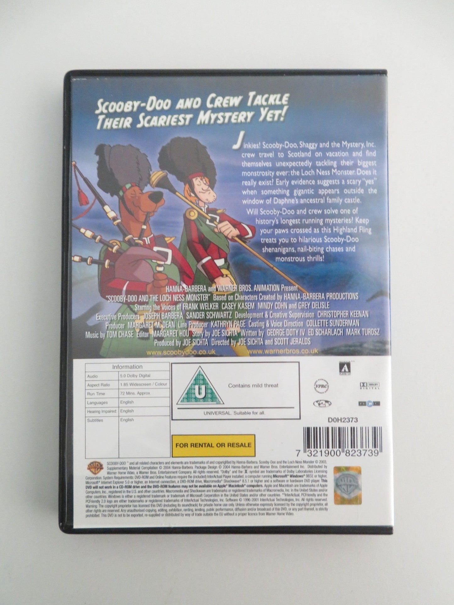 Scooby Doo! And The Loch Ness Monster (DVD) Frank Welker 2004 Region 2 Movie posters