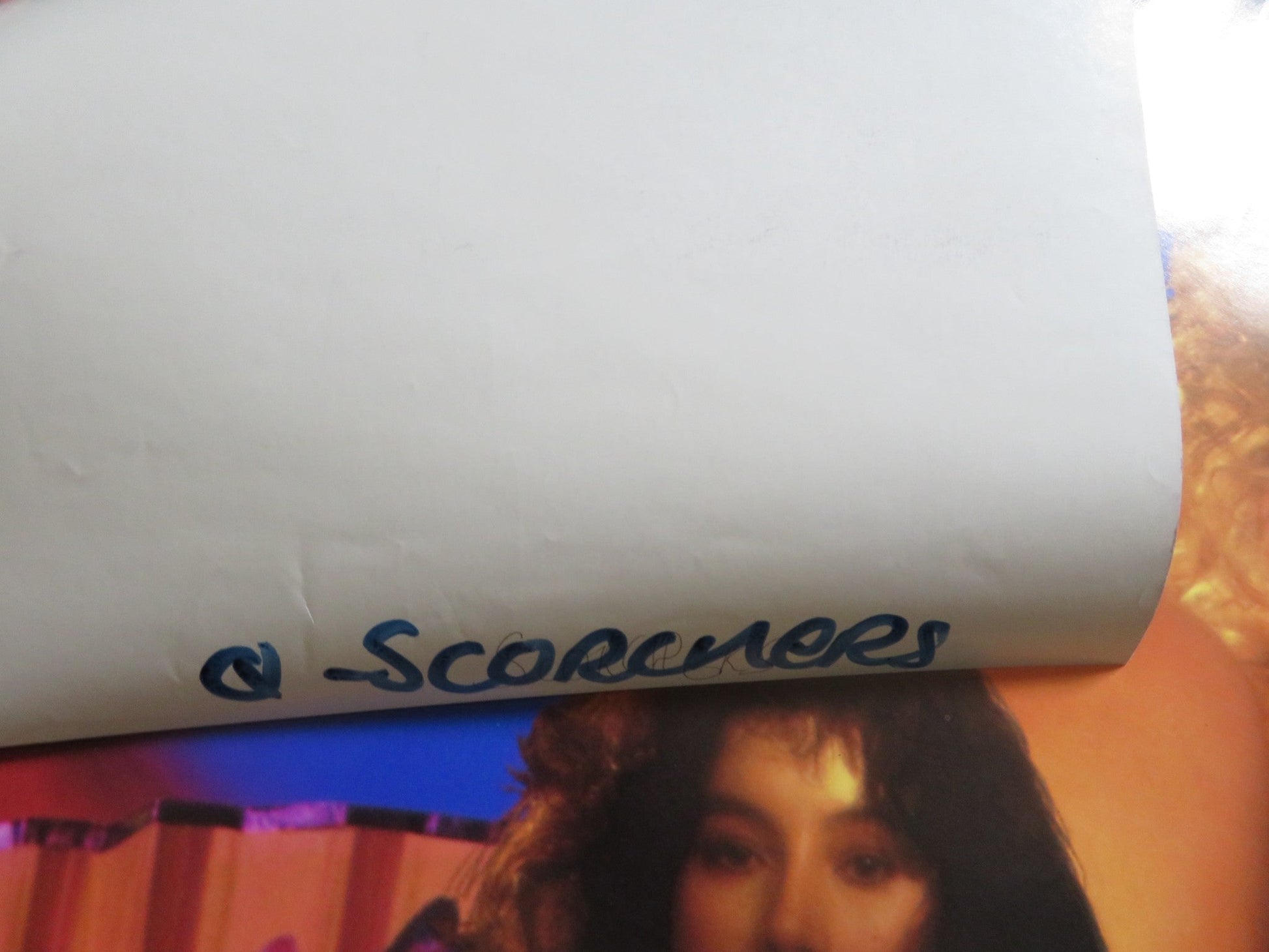 SCORCHERS UK QUAD ROLLED POSTER FAYE DUNAWAY DENHOLM ELLIOTT 1991 Rendezvous Cinema Movie posters