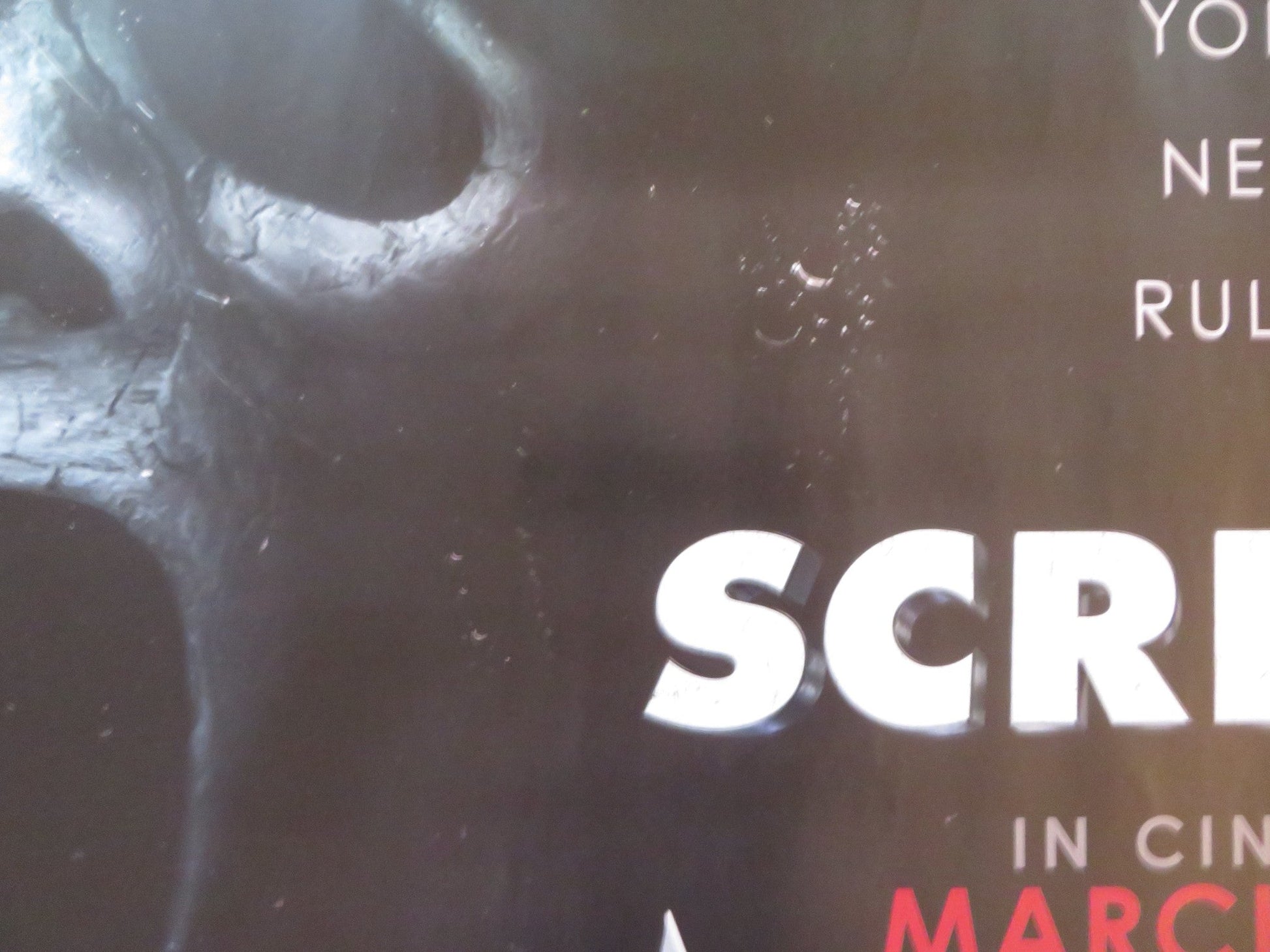 SCREAM VI UK QUAD ROLLED POSTER COURTENEY COX JENNY ORTEGA 2023 Rendezvous Cinema Movie posters