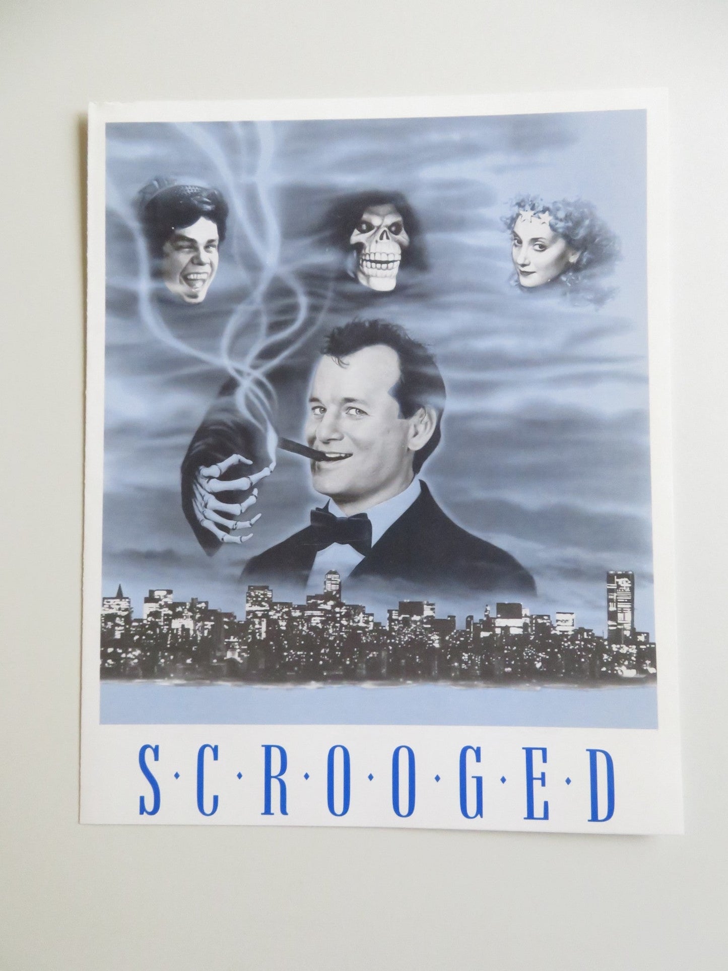 SCROOGED PRESS KIT 1988 BILL MURRAY KAREN ALLEN Movie posters