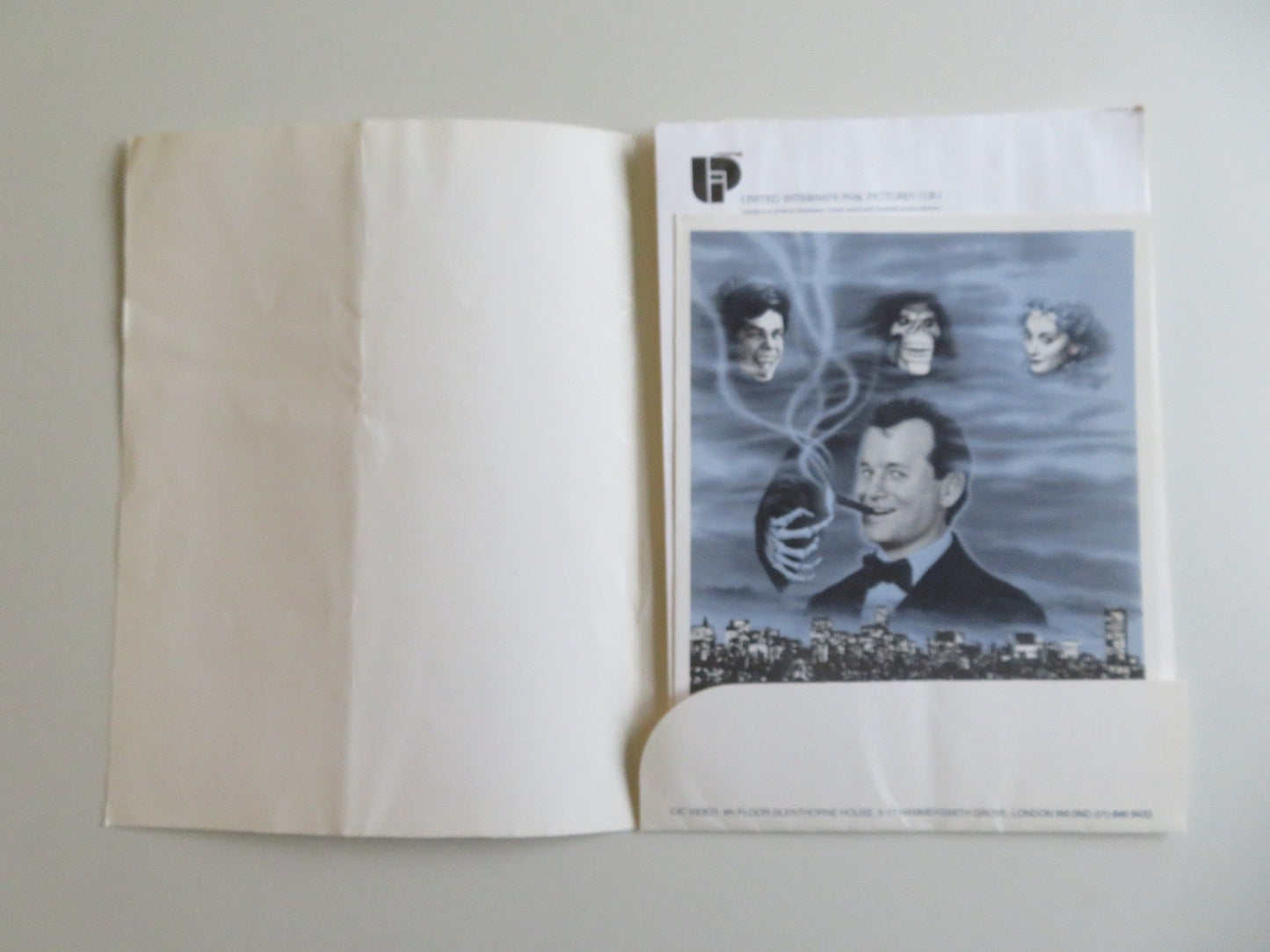 SCROOGED PRESS KIT 1988 BILL MURRAY KAREN ALLEN Movie posters