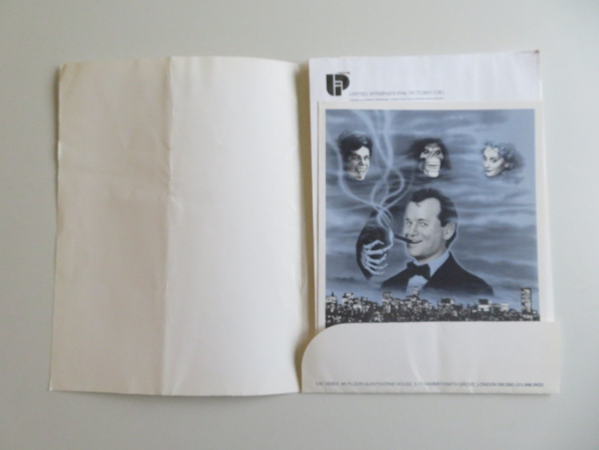 SCROOGED PRESS KIT 1988 BILL MURRAY KAREN ALLEN Movie posters