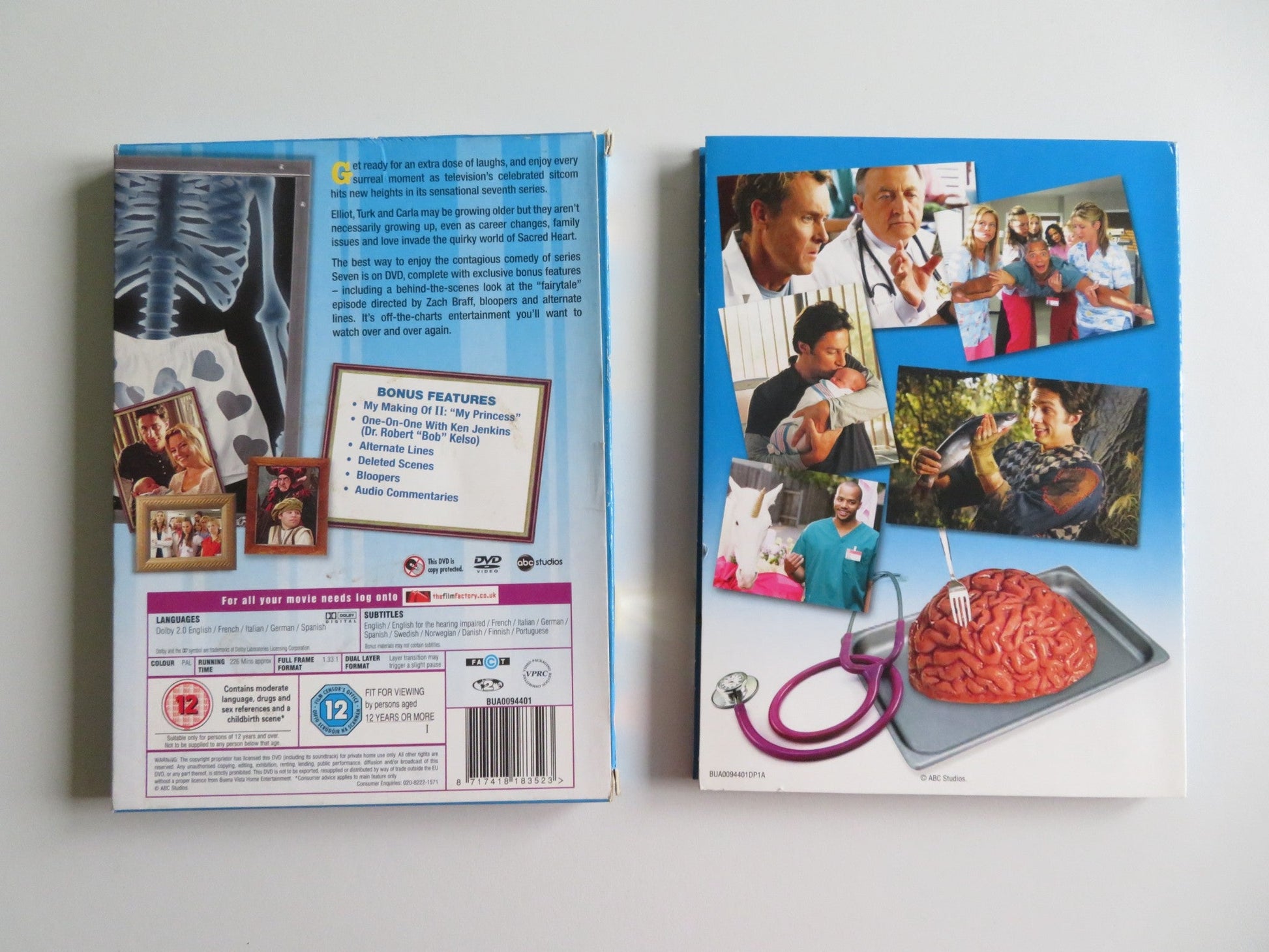 SCRUBS - SERIES SEVEN - 2 DISC (DVD) ZACH BRAFF SARAH CHALKE 2008 REGION 2 Movie posters