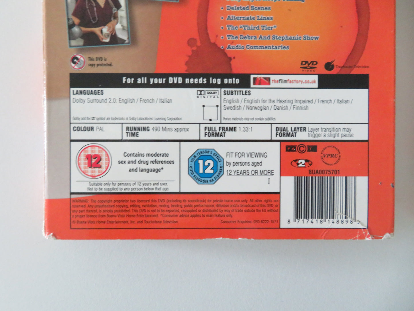 Scrubs - the Complete Sixth Series (DVD BoxSet) Zach Braff 2006 Region 2 Movie posters