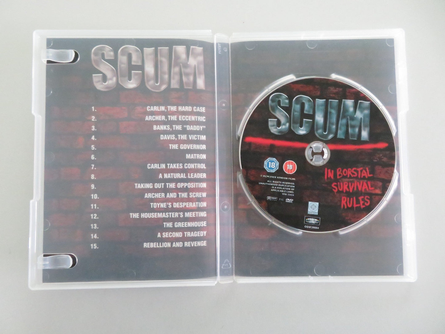 SCUM (DVD) RAY WINSTONE MICK FORD PHIL DANIELS 1979 REGION 2 Movie posters