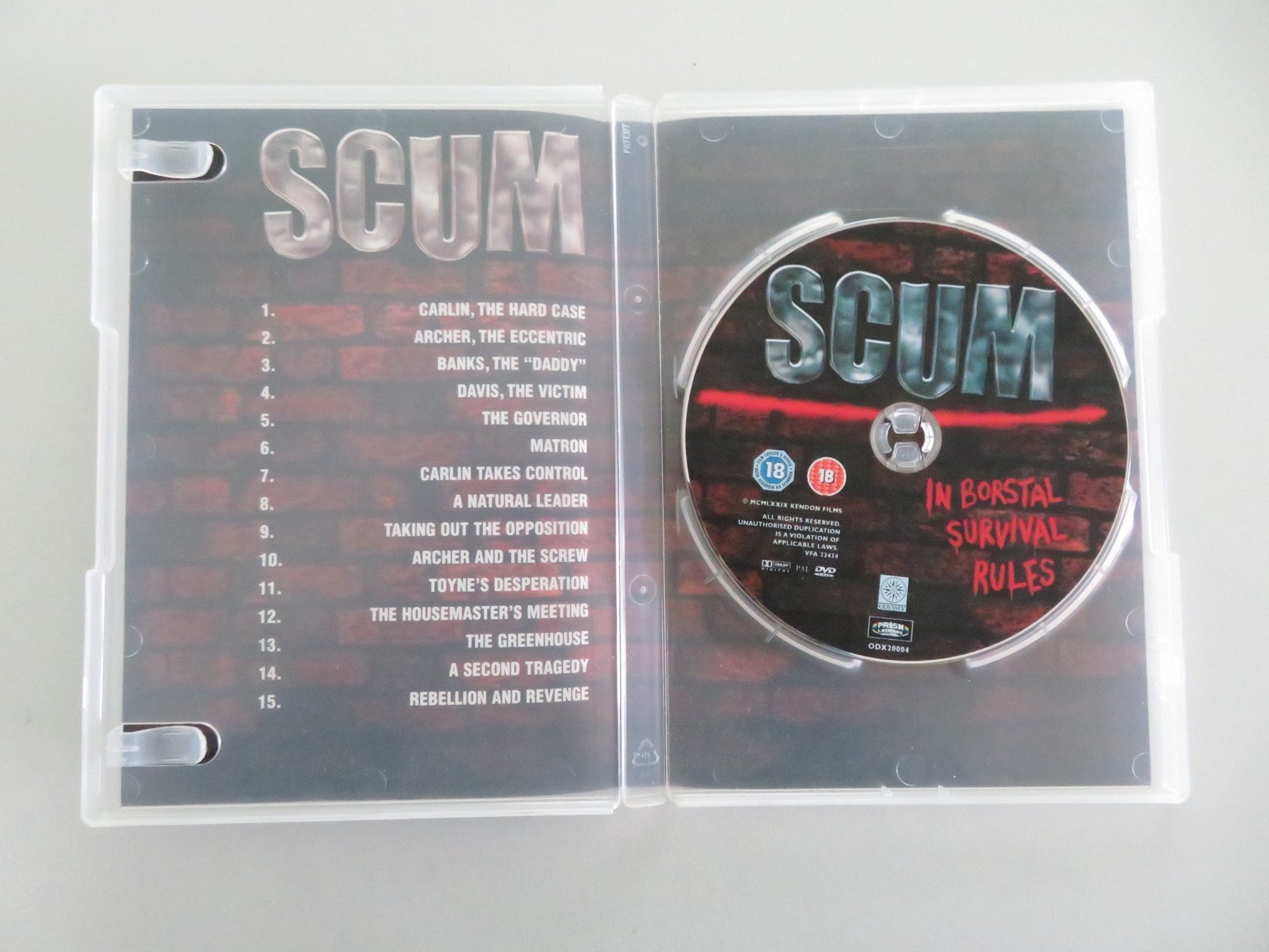 SCUM (DVD) RAY WINSTONE MICK FORD PHIL DANIELS 1979 REGION 2 Movie posters