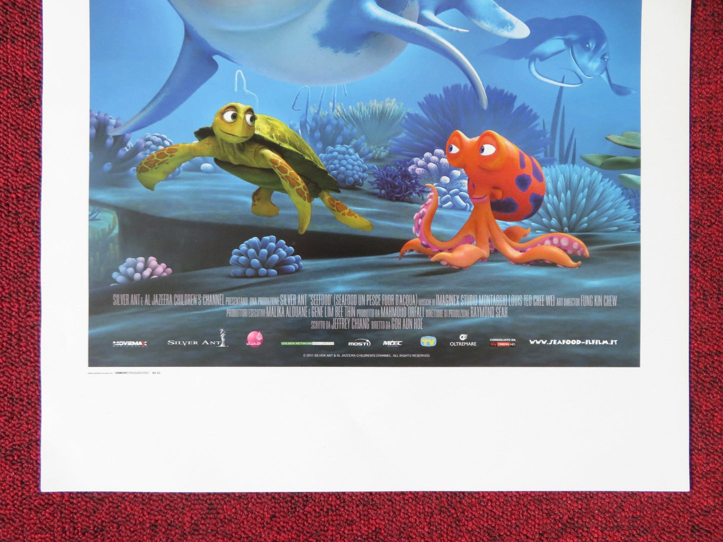 SEA LEVEL ITALIAN LOCANDINA POSTER STEVEN BONES COLIN CHONG 2011 Rendezvous Cinema Movie posters