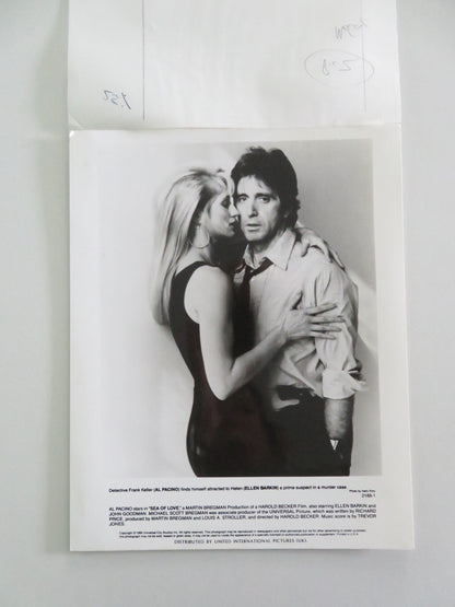 SEA OF LOVE - B MOVIE STILL PHOTO LOT OF 2 AL PACINO ELLEN BARKIN 1989 Movie posters