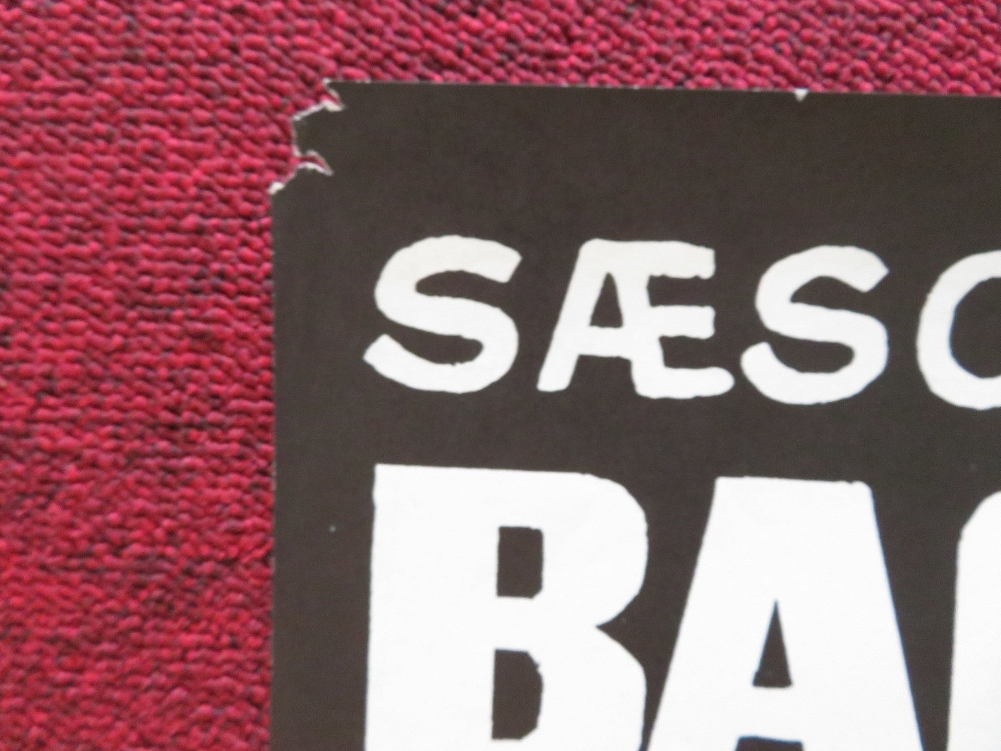 SEANCE ON A WET AFTERNOON DANISH POSTER ROLLED KIM STANLEY R. ATTENBOROUGH 1966 Rendezvous Cinema Movie posters