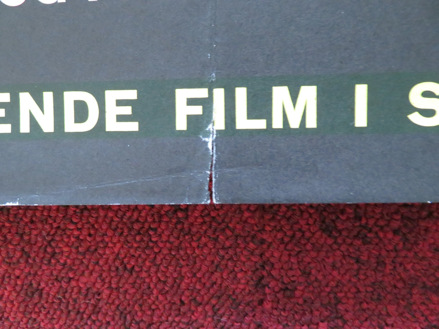 SEANCE ON A WET AFTERNOON DANISH POSTER ROLLED KIM STANLEY R. ATTENBOROUGH 1966 Rendezvous Cinema Movie posters