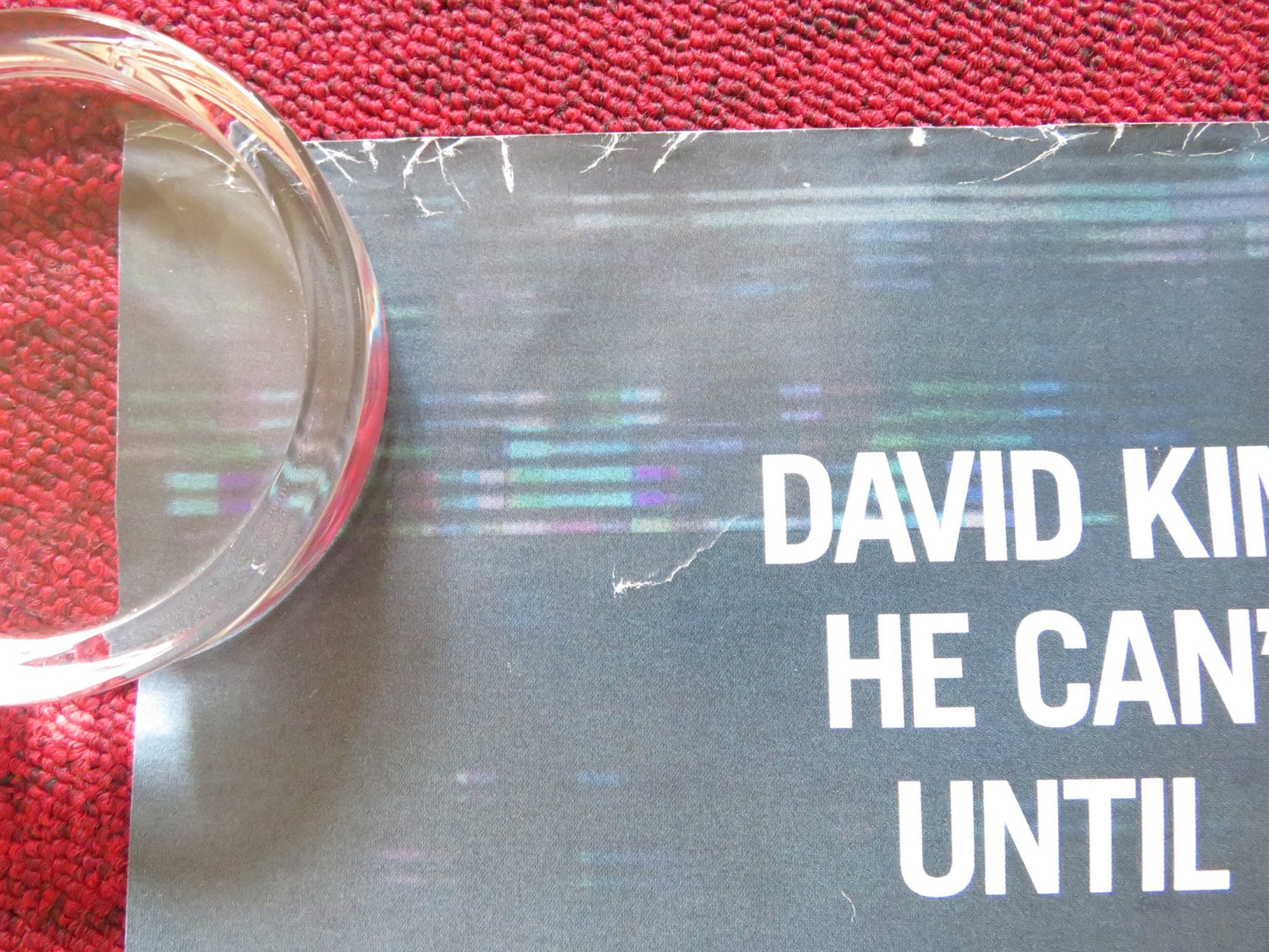 SEARCHING UK QUAD ROLLED POSTER JOHN CHO SARA SOHN 2018 Rendezvous Cinema Movie posters