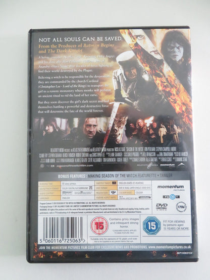 Season of the Witch (DVD) Nicolas Cage Ron Perlman 2011 Region 2 Movie posters