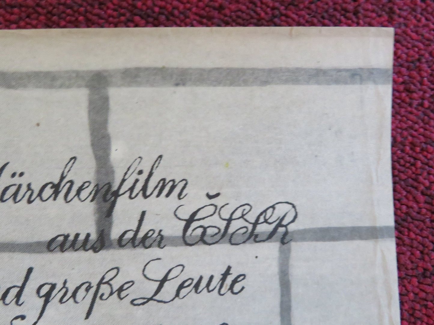 SEBECHLEBSKI HUDCI GERMAN POSTER ROLLED VILIAM POLONYI STANO DANCIAK 1976 Rendezvous Cinema Movie posters