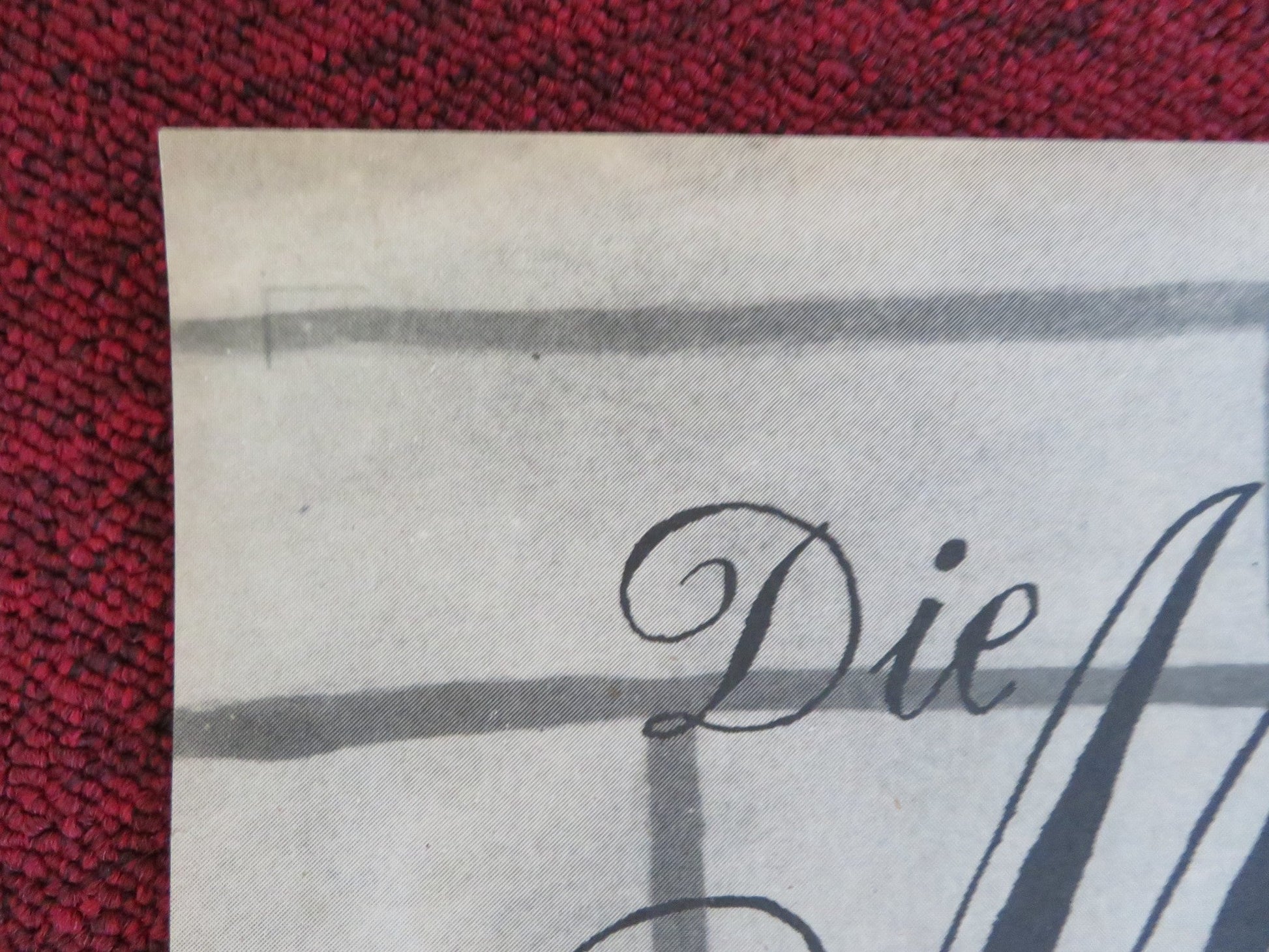 SEBECHLEBSKI HUDCI GERMAN POSTER ROLLED VILIAM POLONYI STANO DANCIAK 1976 Rendezvous Cinema Movie posters