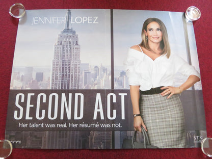 SECOND ACT UK QUAD ROLLED POSTER JENNIFER LOPEZ VANESSA HUDGENS 2018 Rendezvous Cinema Movie posters