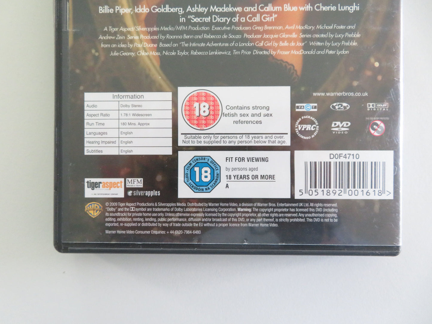Secret Diary of a Call Girl - Season 2 (DVD) Billie Piper 2008 Region 2 Movie posters