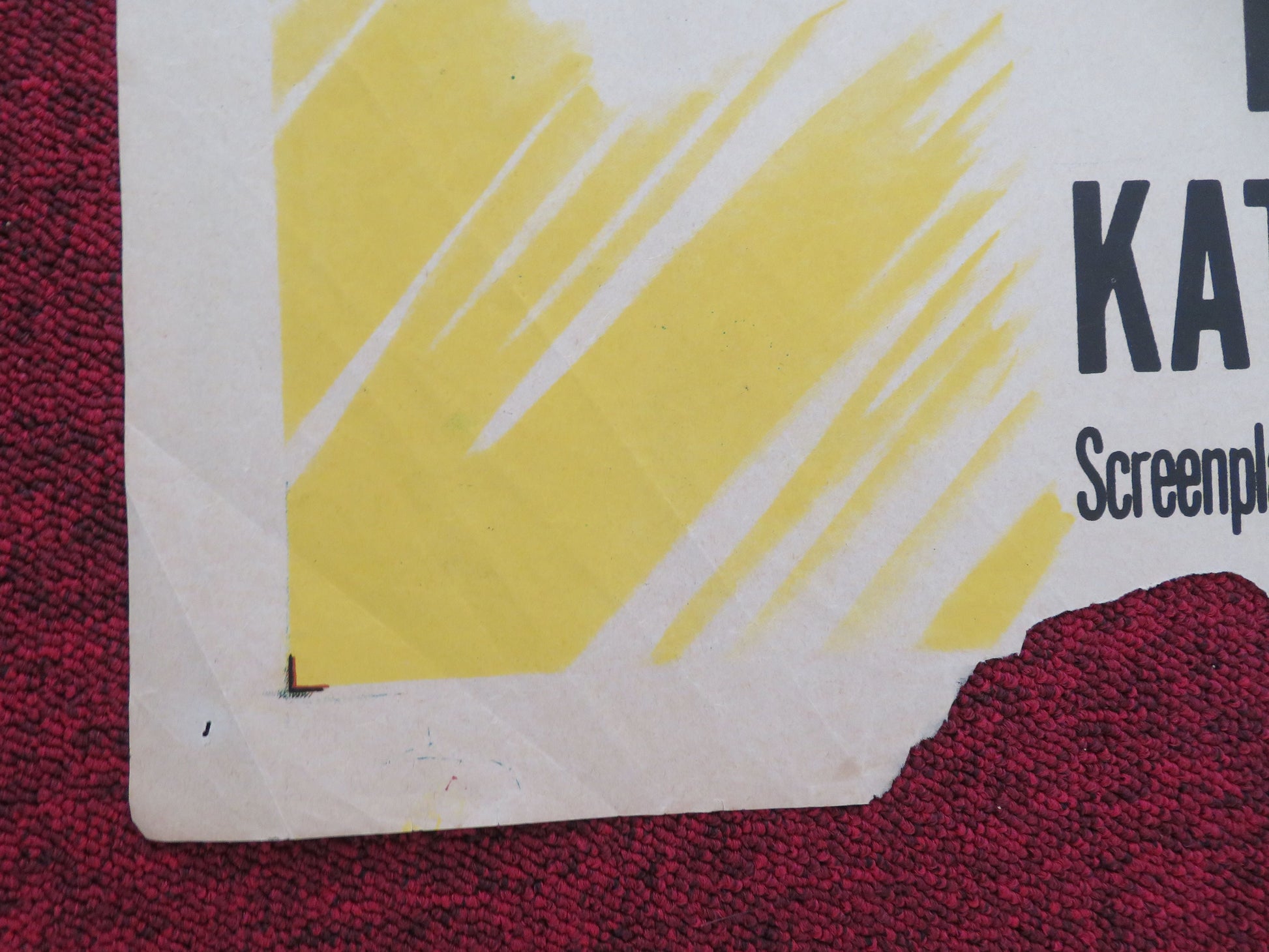 Secret Venture Folded US One Sheet Poster Kent Taylor Jane Hylton 1955 Movie posters