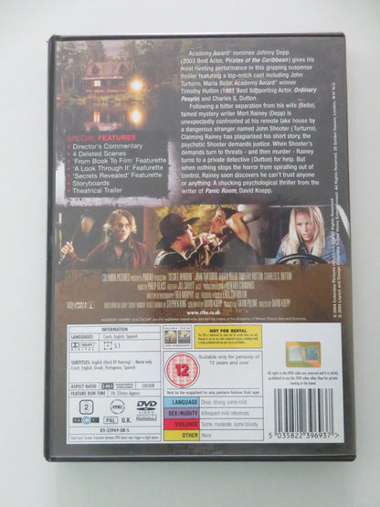 Secret Window (DVD) Johnny Depp John Turturro 2004 Region 2 Movie posters