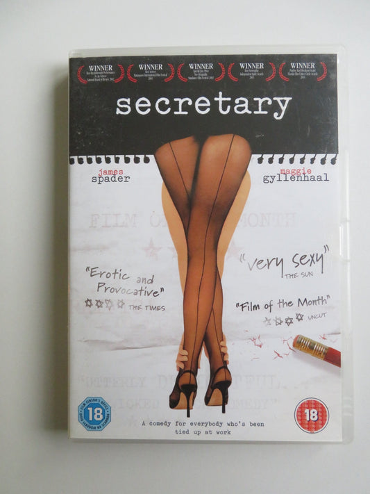 SECRETARY - B (DVD) JAMES SPADER MAGGIE GYLLENHAAL 2002 REGION 2 - Rendezvous Cinema