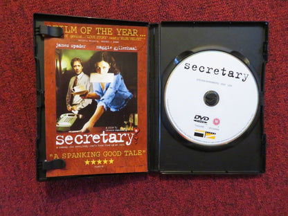 SECRETARY (DVD) JAMES SPADER MAGGIE GYLLENHAAL 2002 REGION 0 Rendezvous Cinema Movie posters