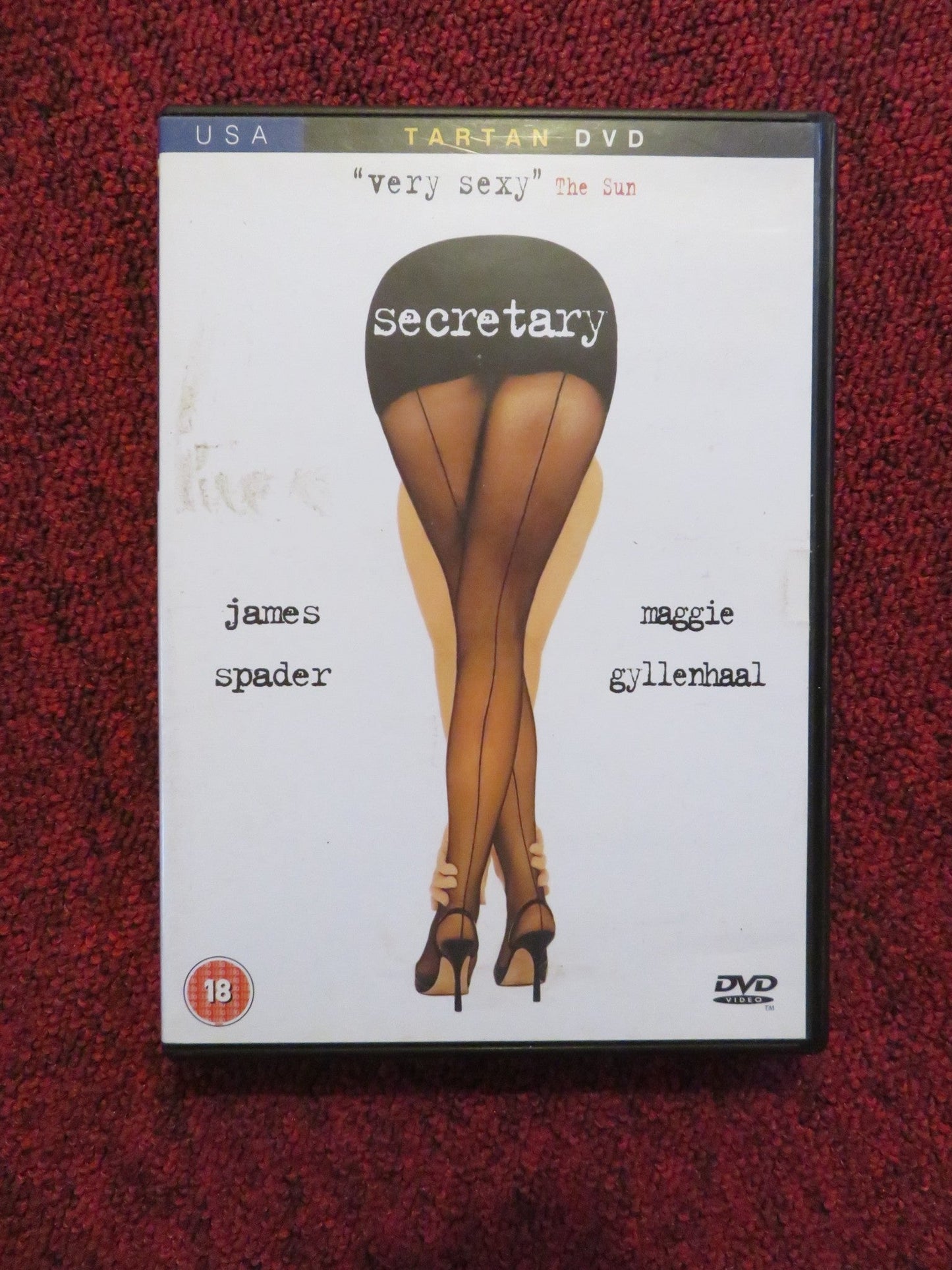 SECRETARY (DVD) JAMES SPADER MAGGIE GYLLENHAAL 2002 REGION 0 Rendezvous Cinema Movie posters