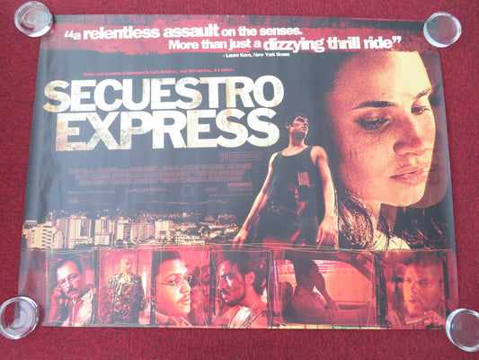 Secuestro express UK Quad Rolled Poster Mía Maestro Jean Paul Leroux 2004 Movie posters